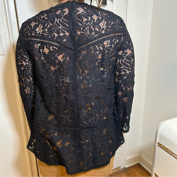 Zara lace swing long sleeve top - Picture 2 of 12